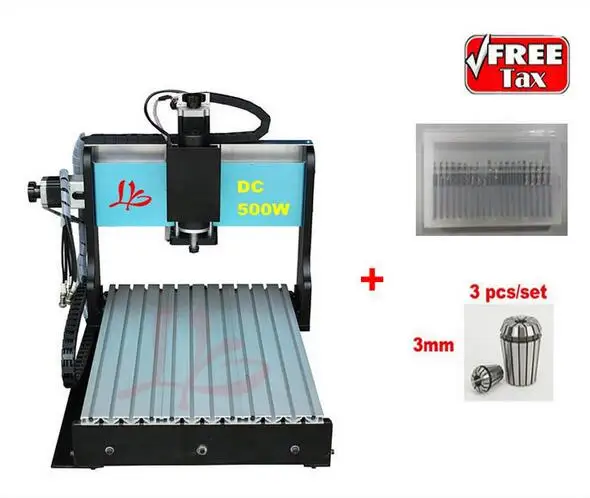 

Free TAX! mini cnc milling machine 500W spindle CNC Router 3040 Z-D wood cutting machine
