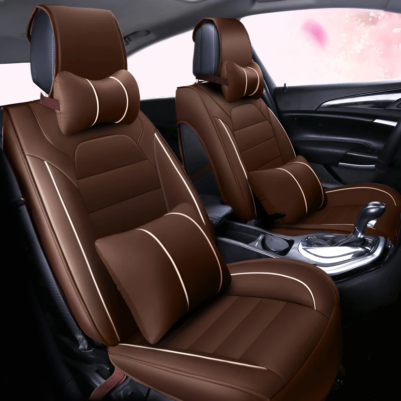 

Universal pu leather car seat cover auto seats covers for Dacia sandero logan duster dacia loday LADA granta vesta lada niva