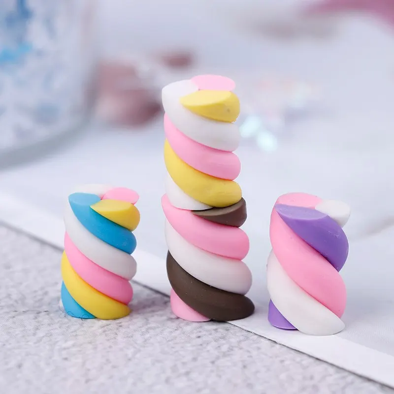 

10Pcs Cotton Candy Slime DIY Accessories Toy Slime Supplies Lizun Filler Addition For Clear Fluffy Slime Gift Toy for Children