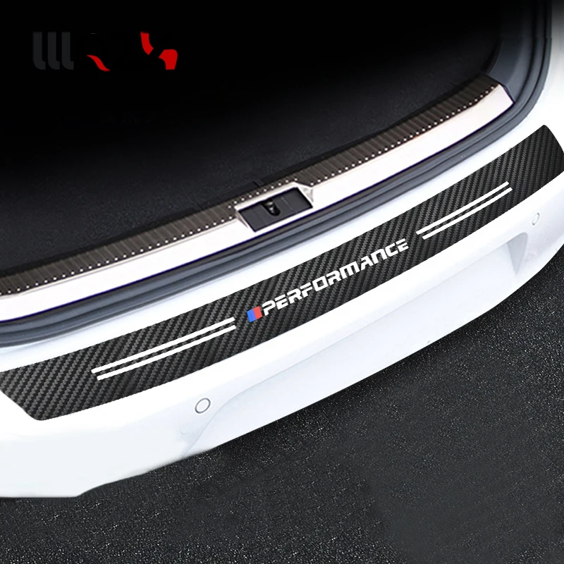 

3D Carbon fiber M Power M performance car bumper sticker For BMW E30 E36 E39 E46 E53 E60 E64 E70 E83 E85 E87 E90 E92 E71