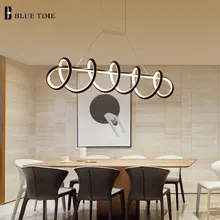 Black&White Modern LED Pendant Light For Living Room Dining room Kitchen Ceiling Mounted Lamp Led Pendant lamp Hanging Lamp Home metalarte hanging lamp jaime hayon josephine mini pendant lamp white black gold silver dinning room living room