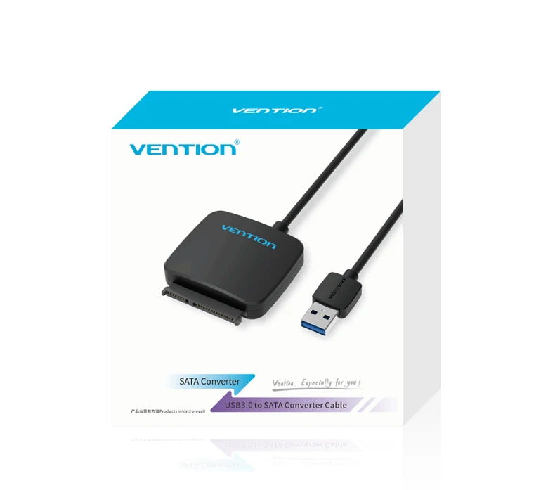 Vention Sata to usb Sata USB 3,0 кабель USB to Sata конвертер 2,5 3,5 дюйма внешний жесткий диск кабель для ПК usb 3,0 sata адаптер