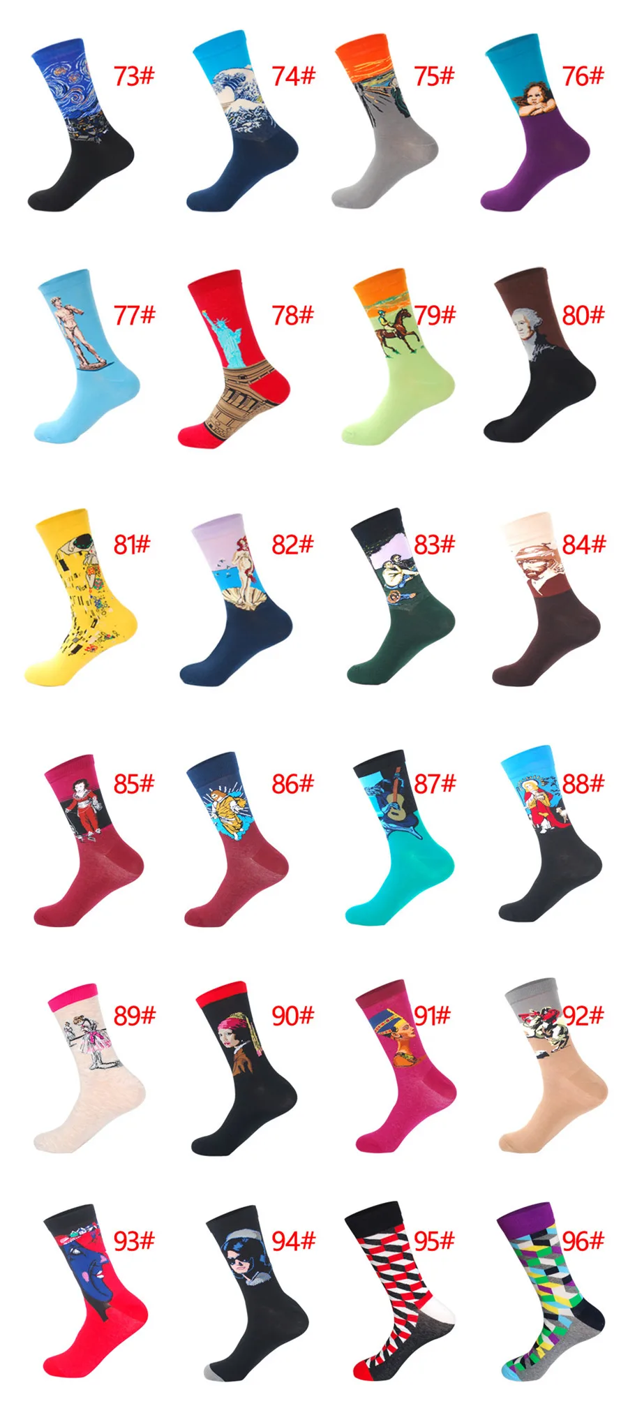 Брендовые качественные индивидуальные Дизайн Happy Socks Для мужчин/Для женщин носки контакт с клиентом Услуги перед заказом