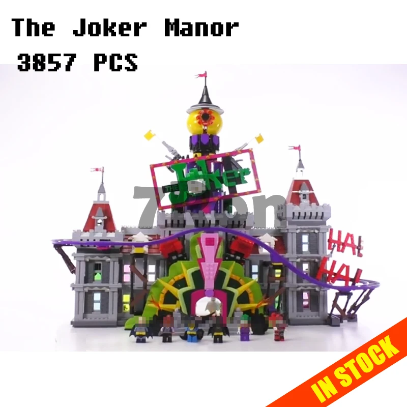 

Models building toy 07090 Marvel Batman The Joker Manor Building Blocks Compatible with lego super heroes 70922 toys & hobbie