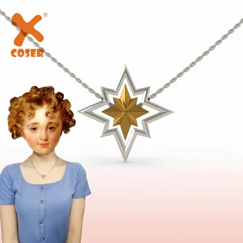 

XCOSER Design Necklace Zinc Alloy Necklace Detachable Cosplay Accessory Fashion Four Ways Wearing Necklace Gifts
