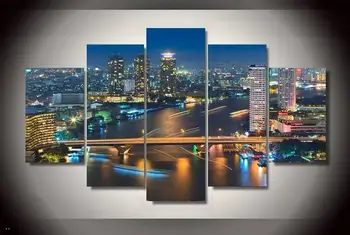 

Hd Printed Bangkok Bangkok Tailand Painting Canvas Print Room Decor Print Poster Picture Canvas Free Shipping/90854