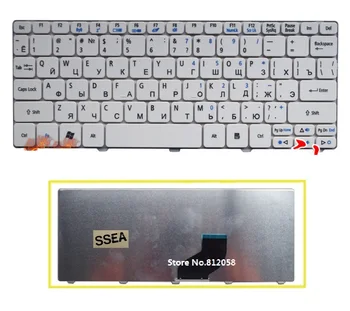 

SSEA New Russian Keyboard White RU for Acer Aspire One D255 D255E D260 D257 AO521 AO533 AOD257 D270 521 533 522 532 532H NAV50