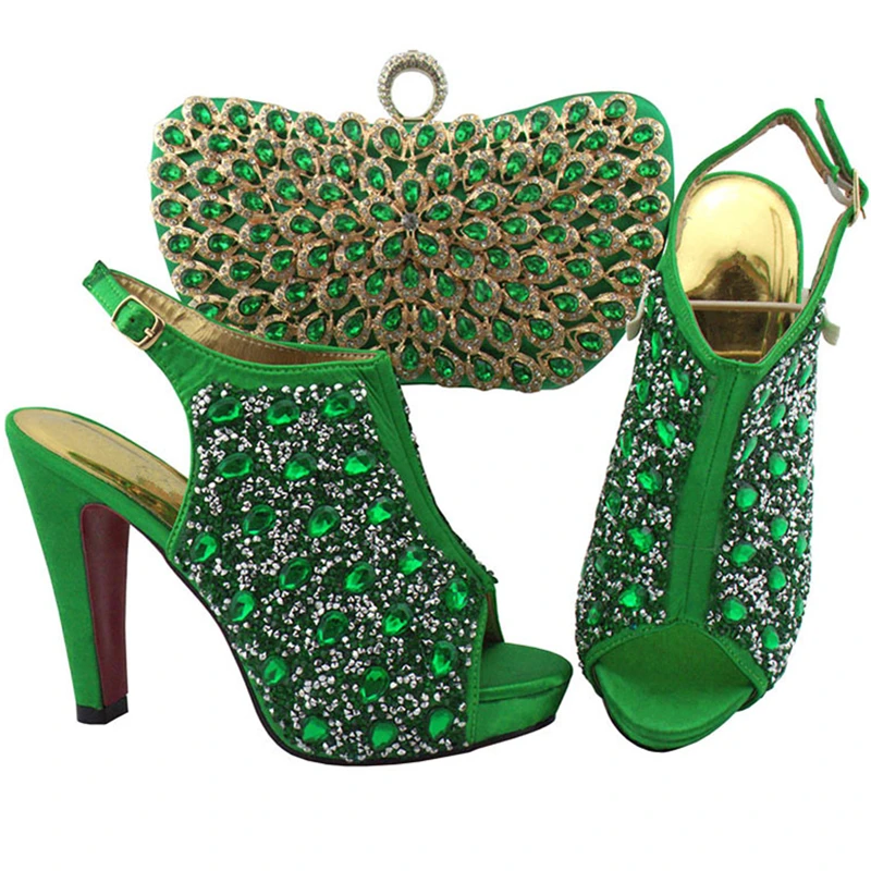 QSL005 ARMY GREEN Size 38-42 Heel 12cm 1.43KG 228RMB_