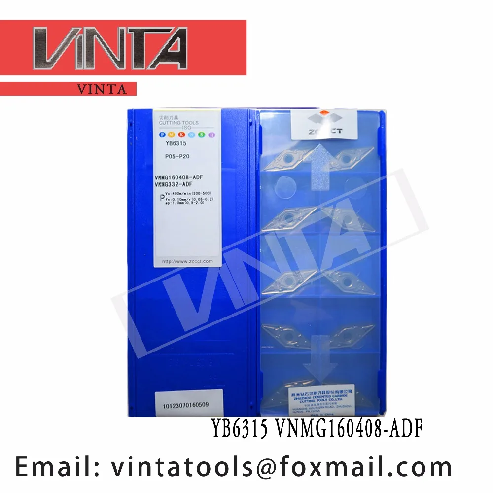 Buy free shipping high quality 10pcs/lots YB6315 YB9320 VNMG160408-ADF cnc carbide turning inserts