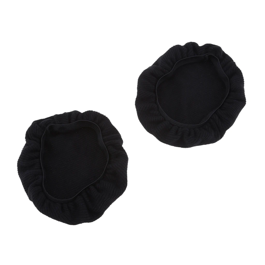 Pairs Black Stretchable Washable Earcup Cover Fabric Headphone Cover for Most On Ear Headphones within 9~11cm Earpads