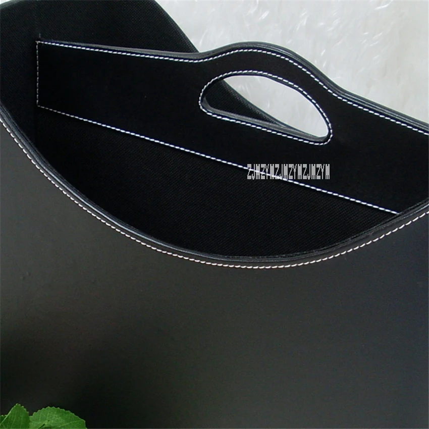 YMSN004 многоцелевой Бакалея кожаная емкость для хранения креативный кожаный подарочных корзин модные домашние Handbasket для журналы-газеты