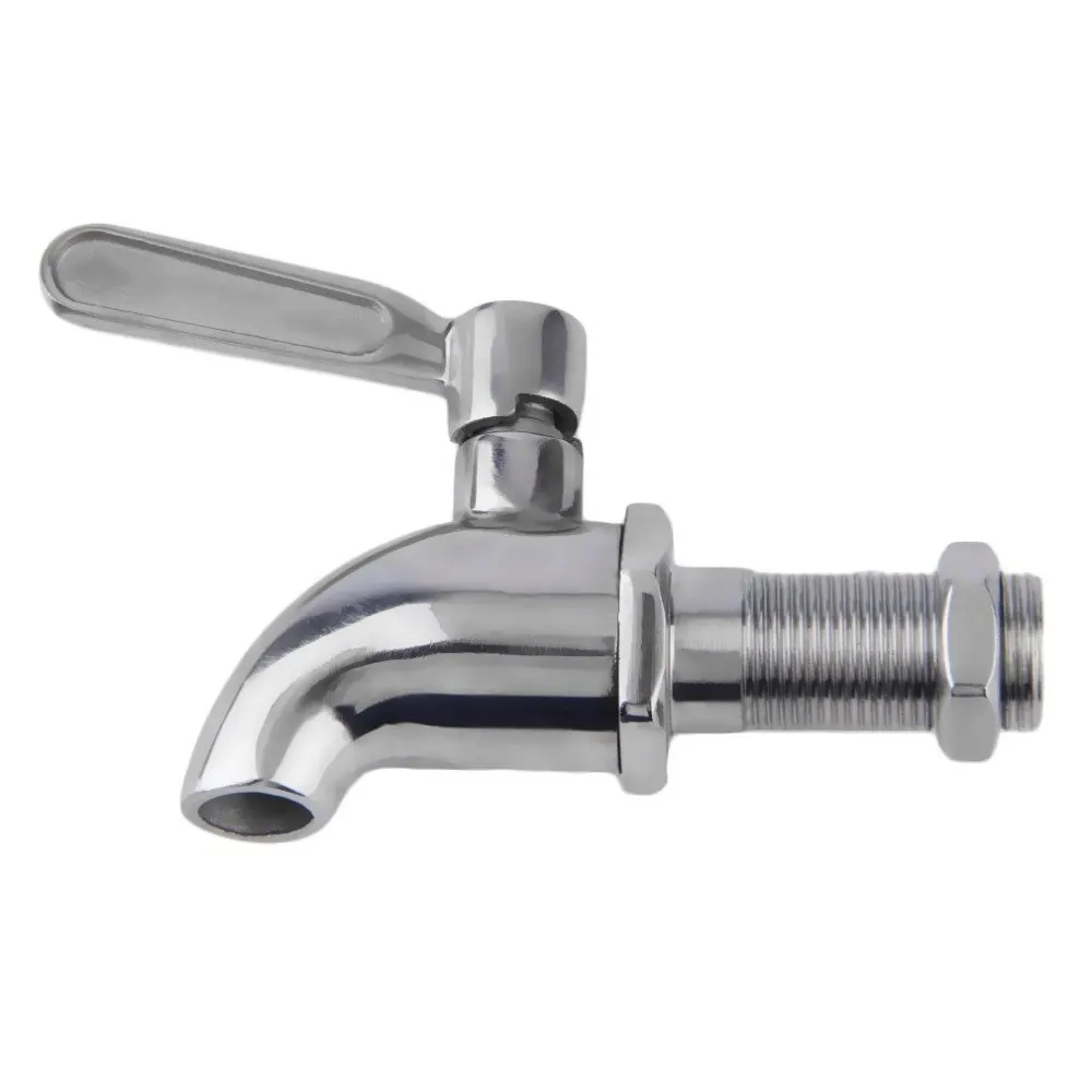 

New Durable Stainless Steel Beverage Drink Dispenser Wine Barrel Spigot Faucet Tap For Home Bathroom Kitchen