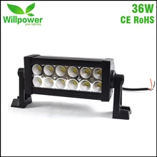 Из 2 предметов внедорожный 7 дюймов 36 Вт кри подводный светодиод бар для мотоцикла лодка автомобиль тягач ATV 12 V-24 V