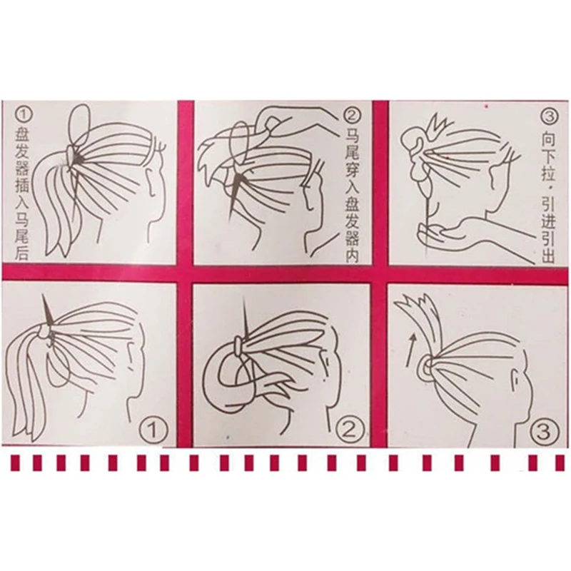 Fashion Lady French Hair Braiding Tool Women Weave Braider Maker Hair Plait Twist Styling Tool Diy Holder Clip Hair Accessorie