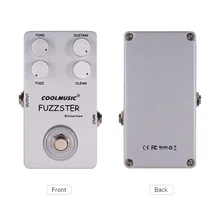 COOLMUSIC C-FC1 Fuzzster гитара с эффектом искажения педаль эффектов Бас педаль для электрогитары алюминиевый сплав аксессуары для гитары