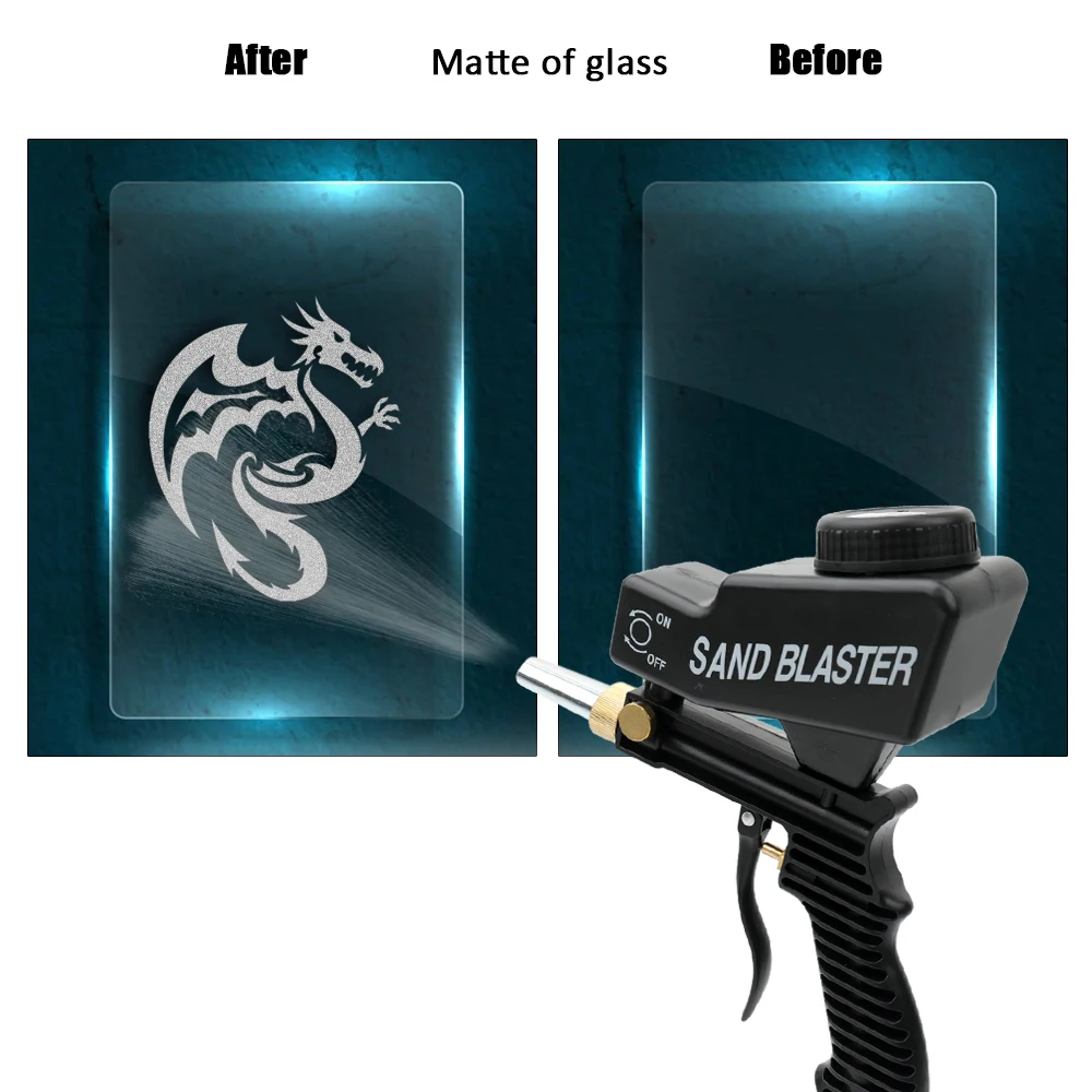

KKMOON Portable Easy Using Antigravity Gun Anti-rust Protection Air Spot Sand Blaster Gravity Type Spray Machine Spray Gun