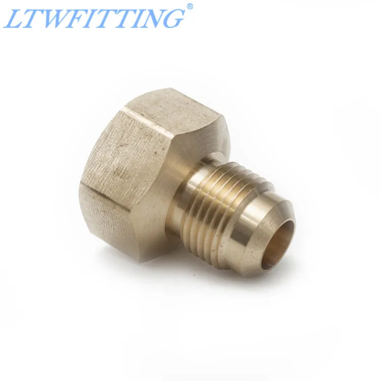 LTWFITTING Brass Flare 1/2" OD x 3/4" Female NPT Female Connector Tube Fittingin Pipe Fittings