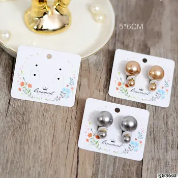 

100pcs/Spot/mini card/hand DIY jewelry/earrings/brooch/necklace display tags custom design 2019025