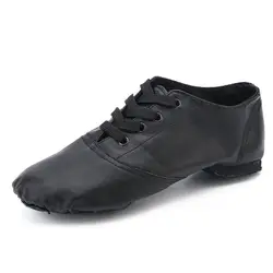 Современная джазовая обувь с низким берцем на мягкой подошве, обувь для танцев на шнуровке, Обувь для бальных танцев для взрослых, женщин и