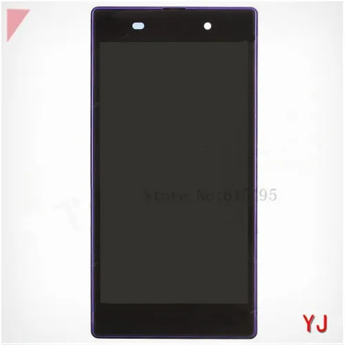 

Original New for Sony Xperia Z1 L39h C6903 Honami  LCD Screen and Digitizer Assembly with Front Housing -Purple