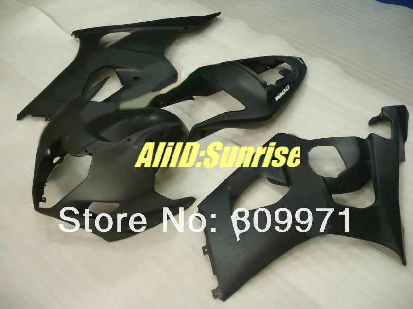 Полностью матовый черный обтекатель S380 для SUZUKI GSXR1000 2003 2004 GSX R1000 03 04 K3 2003|full