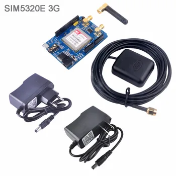 

SIM5320E 3G Development Board Kit Module Quad-band GSM GPRS EDGE+Antenna / US/EU 9V 1A Power Supply for Arduino FZ2581