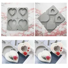 DIY воск для ароматерапии силиконовые формы мыло цветок Свеча Плесень глина ремесла подарки украшения Ароматерапия таблетки формы