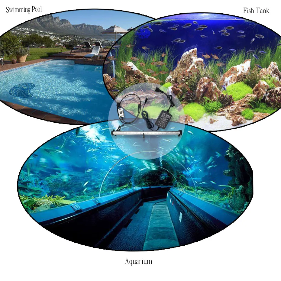 99CM Submersible Led Light For Aquarium Marine Led Lighting Fish Tank Led Light Fixtures Waterproof Aquarium Lighting Led Lamp   (8)