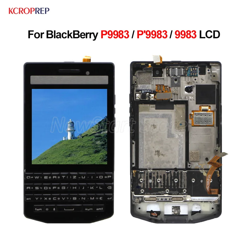 

For BlackBerry P9983 LCD Replacement Accessory Display Touch Screen Digitizer Assembly 3.1" For P'9983 9983 lcd With Frame Black