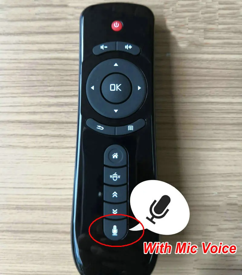 Tikigogo гироскоп область Air Мышь с микрофоном для android smar tv box 2 4 GHz мини Беспроводной
