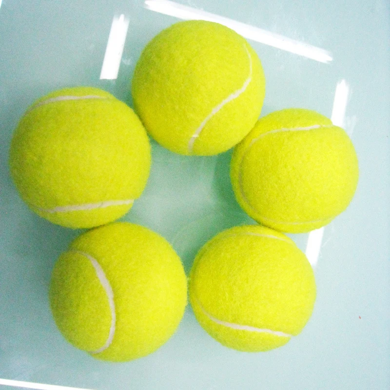 

1 pcs Tennis balls for Training 100% High Quality Synthetic Fiber Quality Rubber Competition Standard Tenis Balls