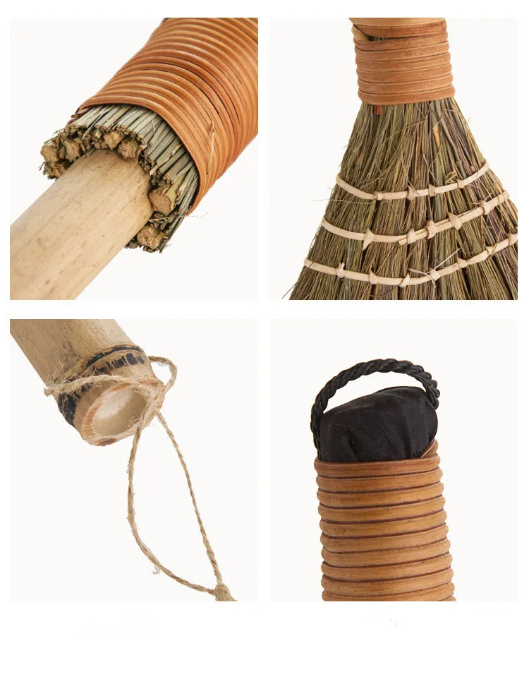 Японский импорт метлы деревянная FloorSoft меховая метла подметальная метла домашний пол волосы чистые мужские трава метла щетка для пыли инструмент для очистки