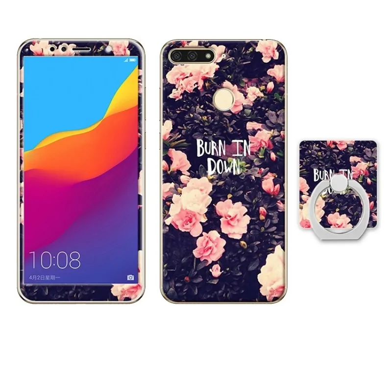 Huawei Y6 2018 honor 7A pro enjoy 8e case cover glass screen protector (5)