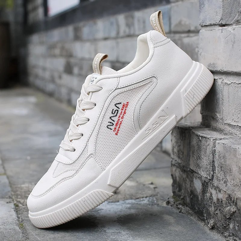 

Spring/Autumn 2019 Men Casual Shoes Fashion Sneakers Breathable Lace-Up Low-cut Shoes Man Solid Casual Men Shoes Luxury Brand