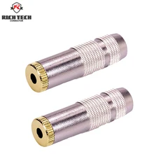 8pcs 3 5mm Jack Connector 1 4 Female Socket Audio Jack 3 5mm Stereo Headset Dual Track Headphone