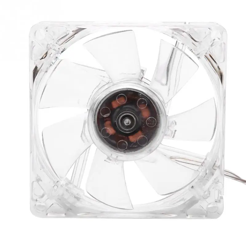 

4 Colors lamps 8cm USB Colorful Light Transparent Cooling Fan 5V CPU Cooling Fan For PC Computer brand new