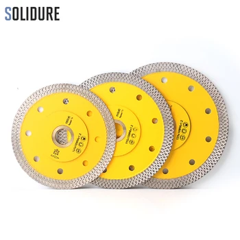 

105/115mm/125mm super thin X shape diamond porcelain saw blade hot sintered diamond circular disc for cutting porcelain tiles