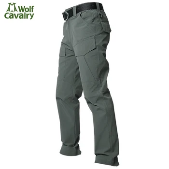 

CavalryWolf strech Nylon tactical pants multi-pocket waterproof quick dry military pant hunting hiking pants summer men