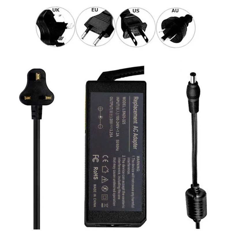 

65W AC Power Adapter Charger Supply Cord For Lenovo ThinkCentre M72e Tiny Series