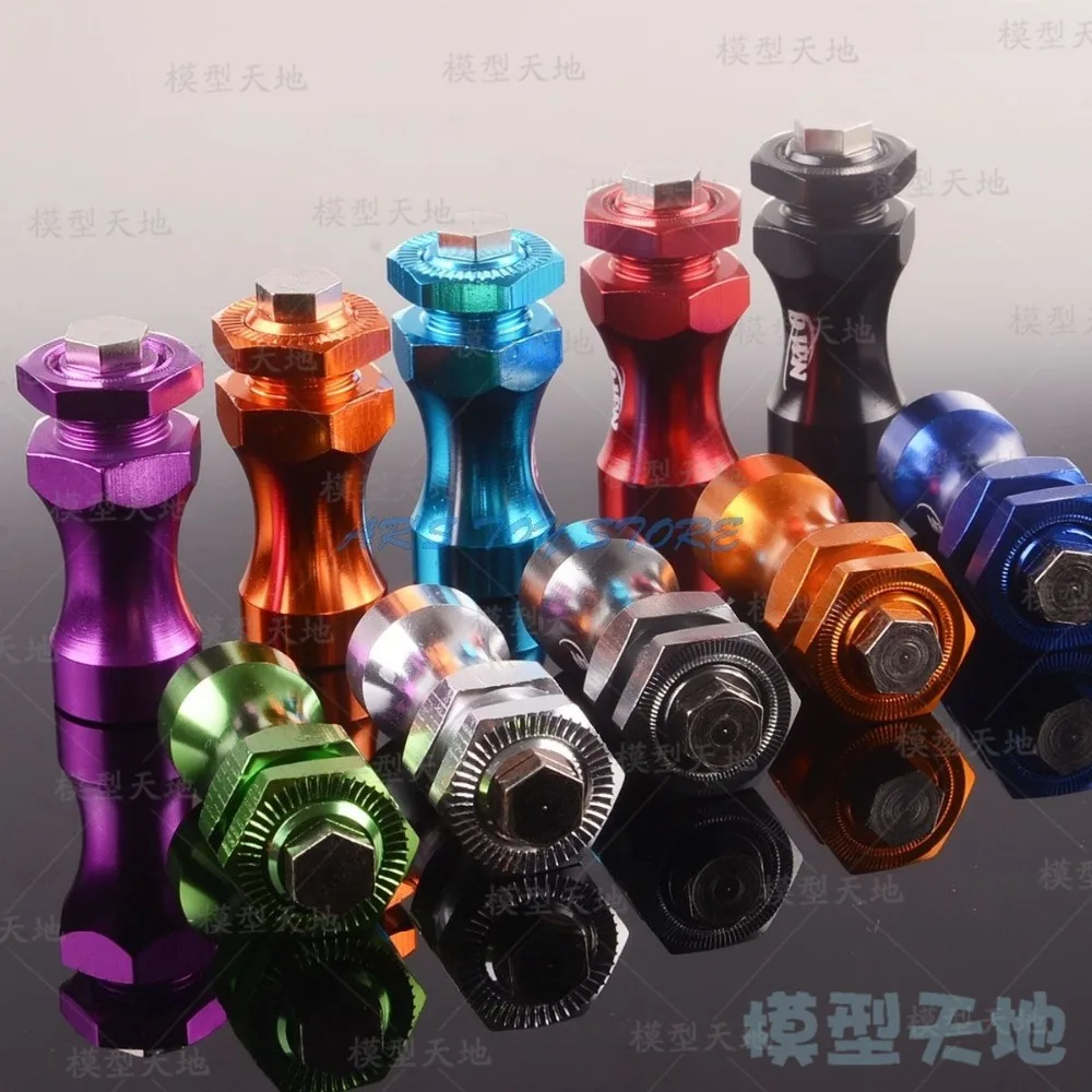 

4pcs Wheel Hex 12mm Turn 17mm lengthened Thickening 30MM Aluminum Adapter HSP 1/10 RC Car Buggy Bigfoot Truck Can Use 1/8 Tires