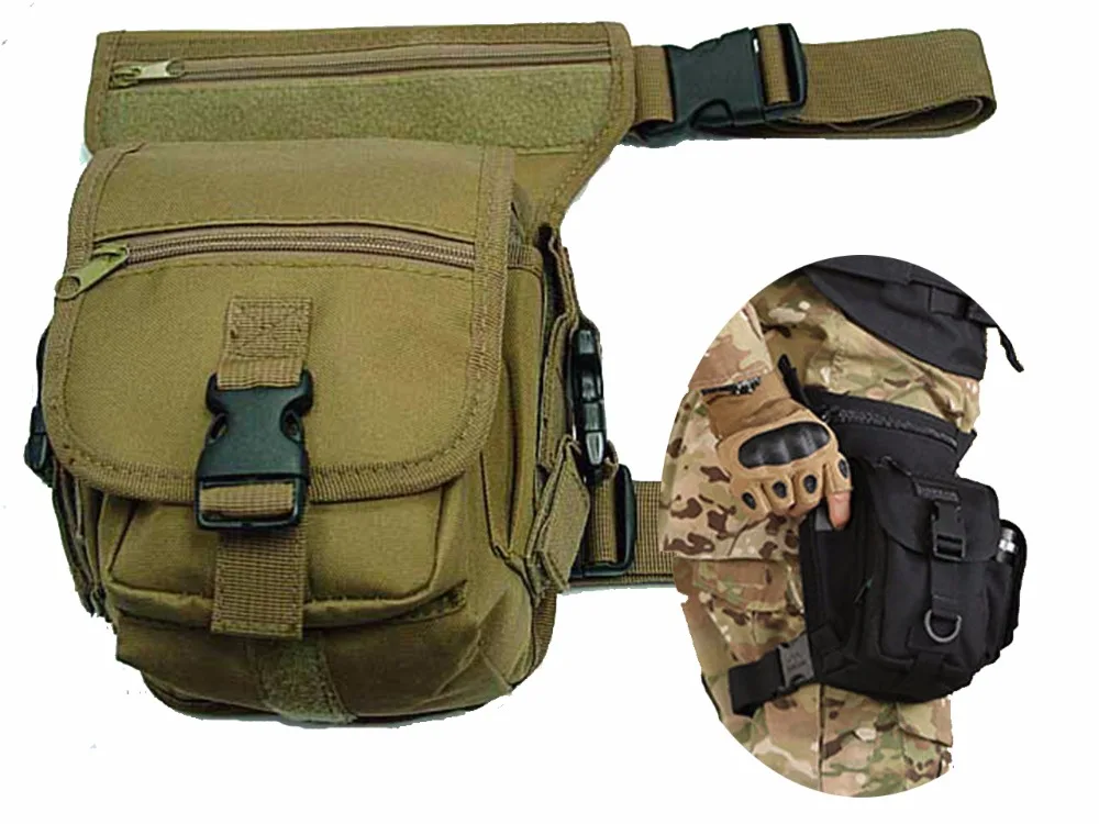 Tactical Utility Waist Pack Drop Leg Dropleg Bag Pouch Airsoft Military
