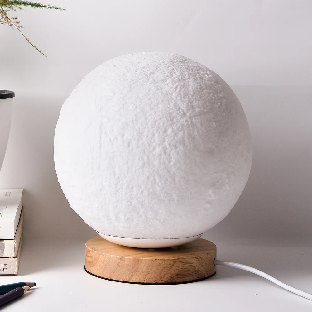 

LED Night Light Moon Lamp 3D Print Moonlight Luna Touch 2 Colors Change For Creative Gift Home Decor