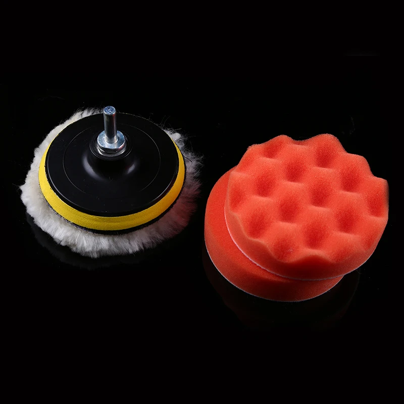 5 Pcs/Lot 4 Inch Car Auto Sponge Polishing Waxing Buffing Pad Drill Set
