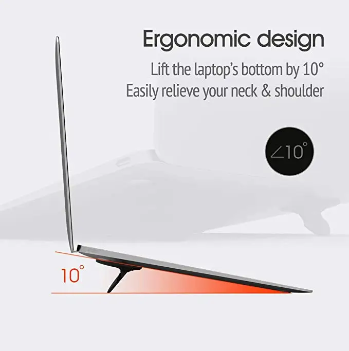 Laptop Vertical Stand Laptop Accessories Support Pc Portable for MacBook Air 13 case Notebook Stand for a Laptop Universal black