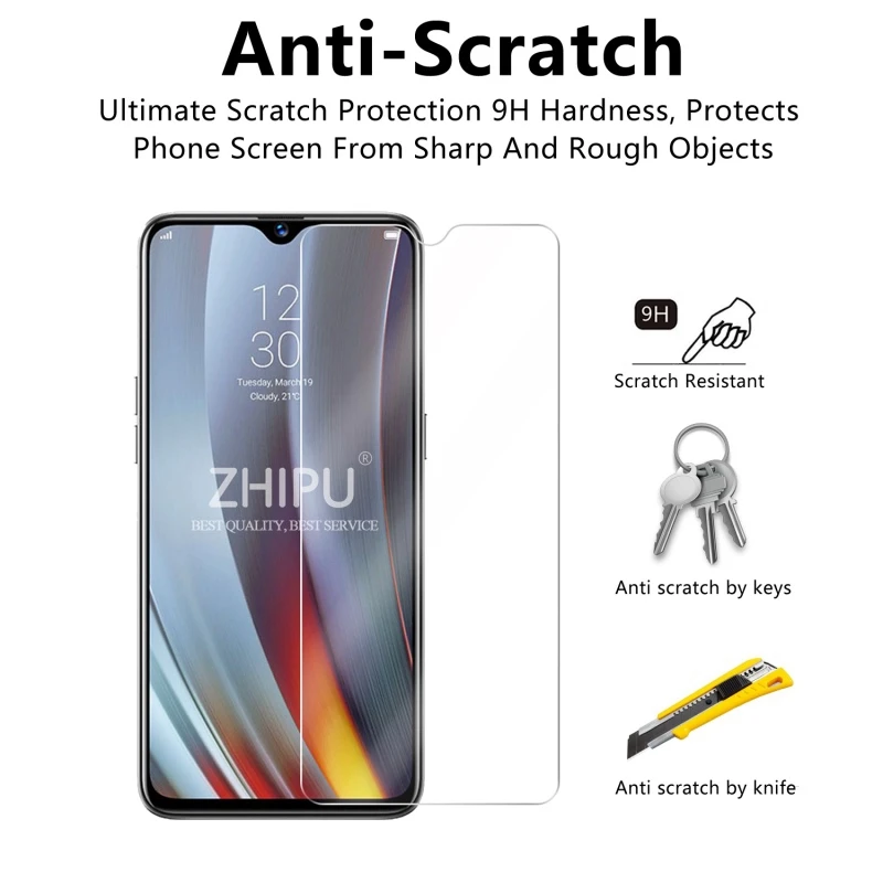 Закаленное стекло для OPPO Realme 3 Pro Защитное экрана 2.5D 9H закаленное RMX1851 защитная