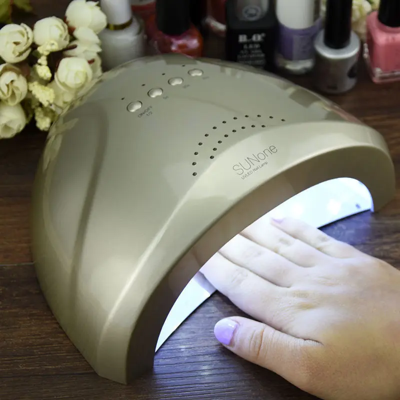 spesifikasi Yingjia 48 W Sunone LED Profesional UV Kuku Lampu Kuku Lampu Kuku Pengering Lampu UV Kapal dari Estonia Gudang