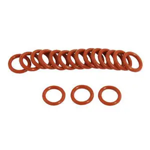 HIGH QUALITY 50 Pcs 11mm x 7mm 2mm Silicone O Ring Seal Gaskets Red Kyioh | Обустройство дома
