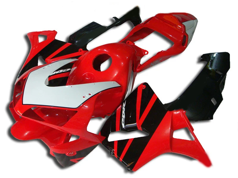 

Custom Fairing kit for HONDA CBR600RR F5 03 04 CBR 600RR 2003 2004 cbr600rr ABS TOP Black hot red Fairings set+7gifts HR22