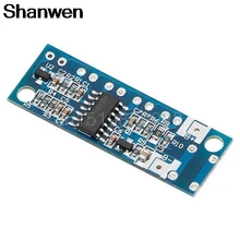 4 ячейки литиевая Зарядка батарея Емкость процент уровень светодиодный индикатор питания