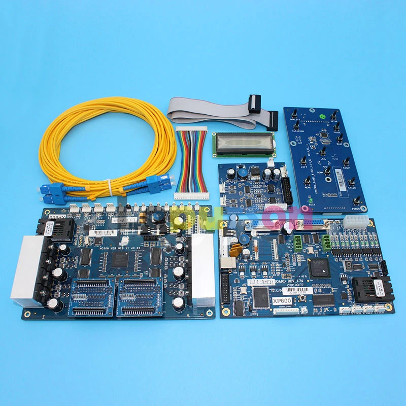 

A set xp600 mainboard/mother board and head board/printhead board for double head xp600 eco solvent printer (hoson system)